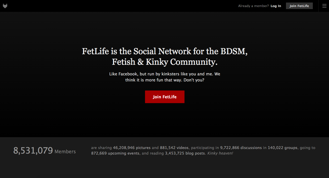 main page FetLife